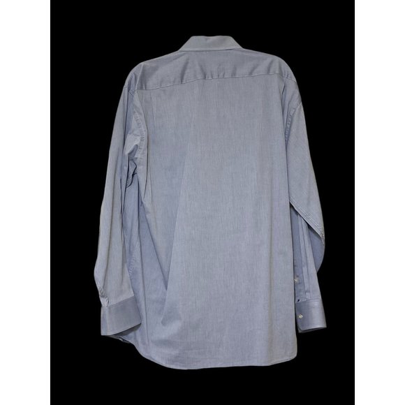 TOMMY HILFIGER Mens Regular Fit Blue Wrinkle Resistant Button Down Shirt Size XL - Picture 2 of 10